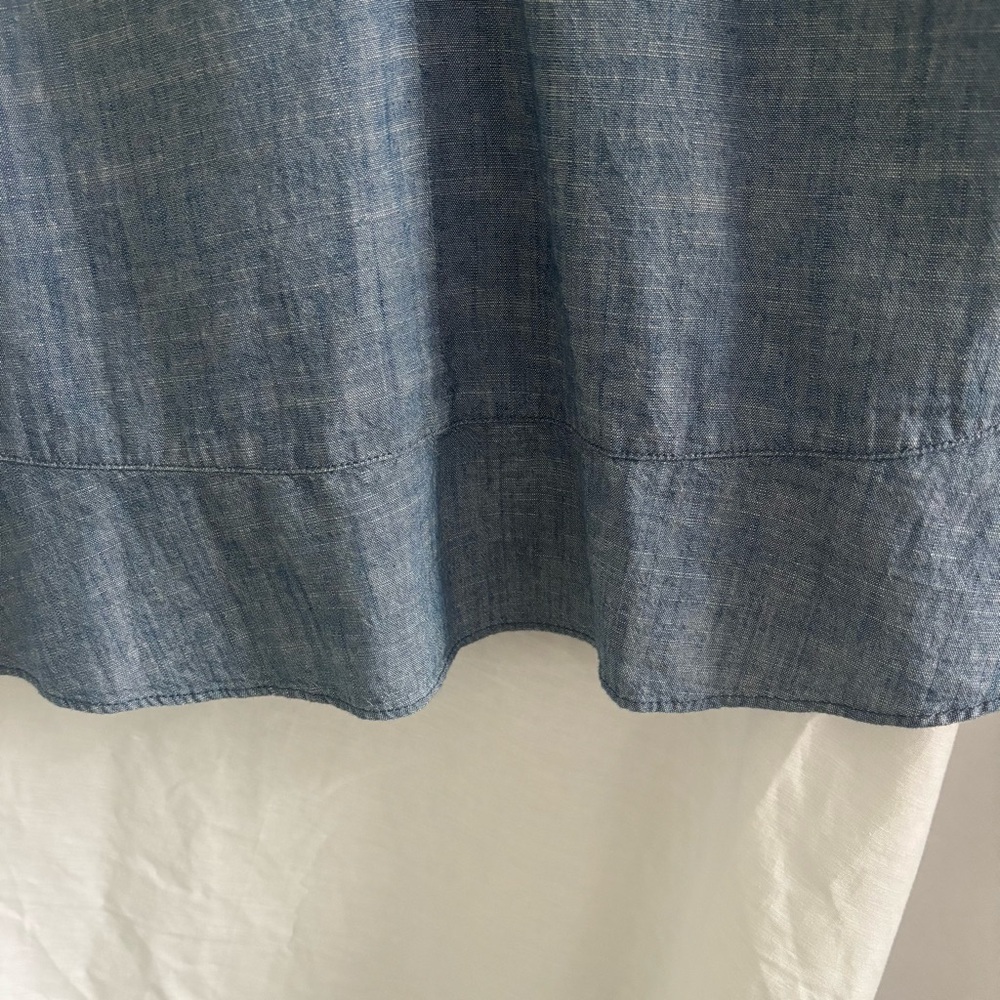 J. Crew Light Denim V-Neck Dress, Size 4 - Picture 8 of 11